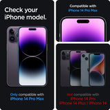 Spigen iPhone 14 Pro Max Skärmskydd GLAS.tR EZ Fit Privacy 2-pack