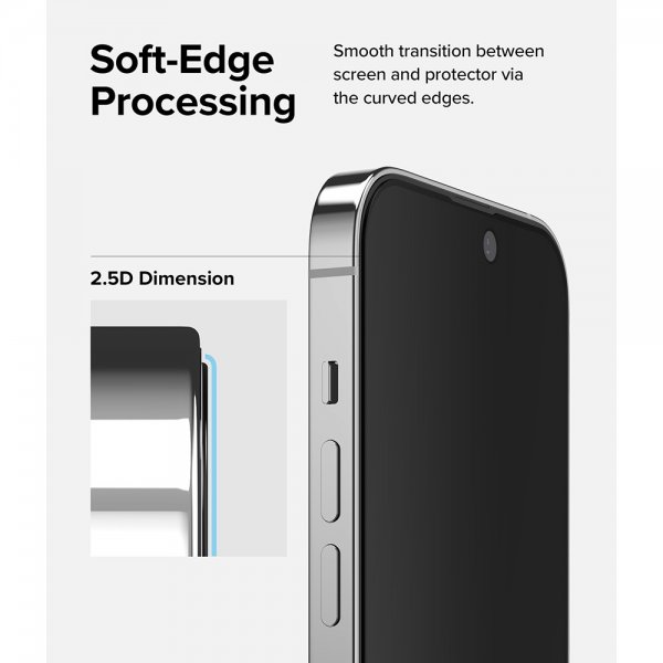 Ringke iPhone 14 Pro Max Skärmskydd Privacy Glass