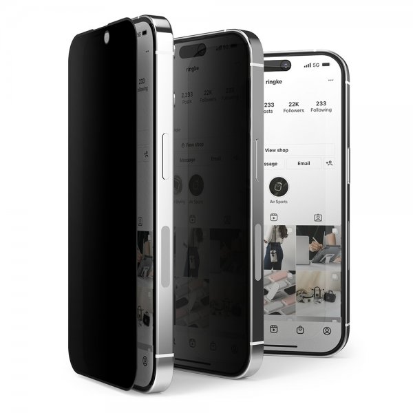Ringke iPhone 14 Pro Max Skärmskydd Privacy Glass