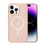 iPhone 14 Pro Skal Glitter MagSafe Guld