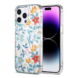 iPhone 14 Pro Skal Blommönster MagSafe Kvistar