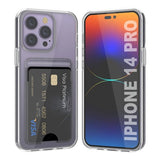 Rvelon iPhone 14 Pro Skal Korthållare Transparent