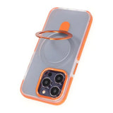 iPhone 14 Pro Skal MagSafe Utfällbar med Stativ Orange