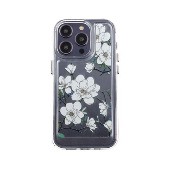 iPhone 14 Pro Skal Motiv Kvistar och Blommor