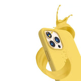 Rvelon iPhone 14 Pro Skal Silikon Gul