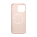 Rvelon iPhone 14 Pro Skal Silikon MagSafe Sandrosa
