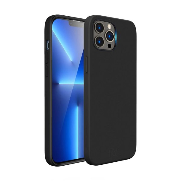 Rvelon iPhone 14 Pro Skal Silikon Svart