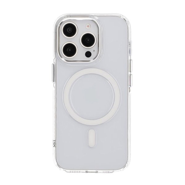 Rvelon iPhone 14 Pro Skal Kamerasarg MagSafe Transparent