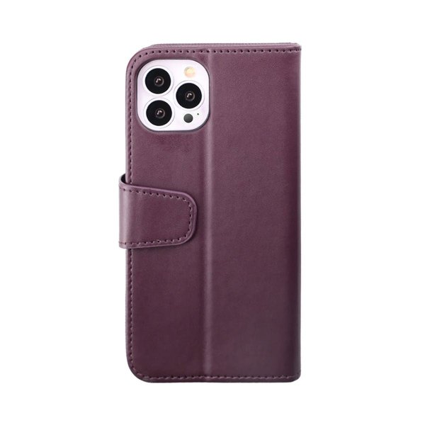 Rvelon iPhone 14 Pro Fodral Utfällbart Kortfack Lila