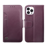 Rvelon iPhone 14 Pro Fodral Utfällbart Kortfack Lila