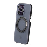 Rvelon iPhone 14 Pro Skal Roterbart MagSafe Stativ Svart