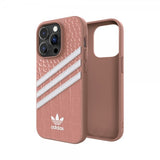 Adidas iPhone 14 Pro Skal 3 Stripes Snap Case Alligator Pink