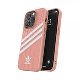 Adidas iPhone 14 Pro Skal 3 Stripes Snap Case Alligator Pink