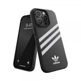 Adidas iPhone 14 Pro Skal 3 Stripes Snap Case Svart Vit