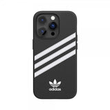 Adidas iPhone 14 Pro Skal 3 Stripes Snap Case Svart Vit