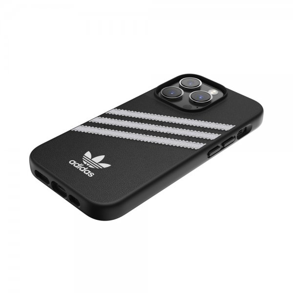 Adidas iPhone 14 Pro Skal 3 Stripes Snap Case Svart Vit