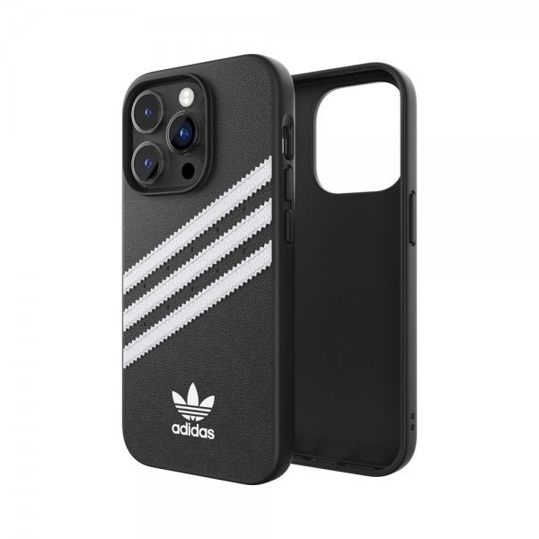 Adidas iPhone 14 Pro Skal 3 Stripes Snap Case Svart Vit