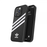 Adidas iPhone 14 Pro Skal 3 Stripes Snap Case Svart Vit