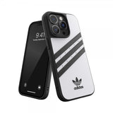 Adidas iPhone 14 Pro Skal 3 Stripes Snap Case Vit Svart