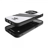 Adidas iPhone 14 Pro Skal 3 Stripes Snap Case Vit Svart