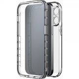 Black Rock iPhone 14 Pro Skal 360° Real Glass Case Svart Klar