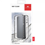 Black Rock iPhone 14 Pro Skal 360° Real Glass Case Svart Klar