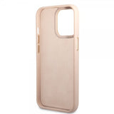 Guess iPhone 14 Pro Skal 4G Logo Rosa