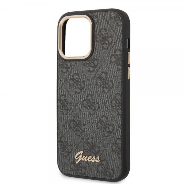 Guess iPhone 14 Pro Skal 4G Logo Svart