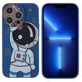 iPhone 14 Pro Skal Astronaut Blå Brun