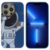 iPhone 14 Pro Skal Astronaut Blå Grå