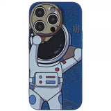 iPhone 14 Pro Skal Astronaut Blå Grå