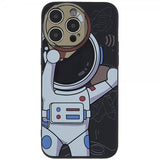 iPhone 14 Pro Skal Astronaut Svart Grå