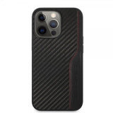 AMG iPhone 14 Pro Skal Carbon Effect Stamped Logo Svart