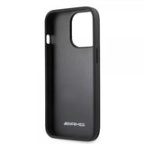 AMG iPhone 14 Pro Skal Carbon Effect Stamped Logo Svart