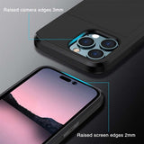 iPhone 14 Pro Skal Card Slide Svart