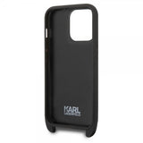 Karl Lagerfeld iPhone 14 Pro Skal Crossbody Strap Svart