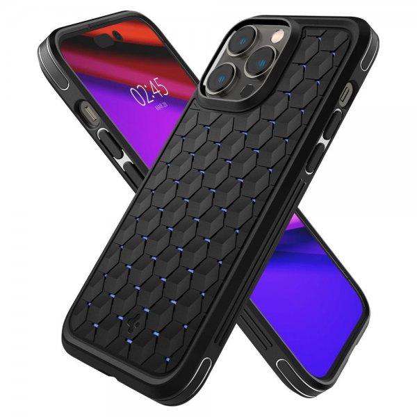 Spigen iPhone 14 Pro Skal Cryo Armor Matte Black