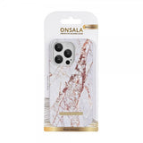 Onsala iPhone 14 Pro Skal Fashion Edition White Rhino Marble