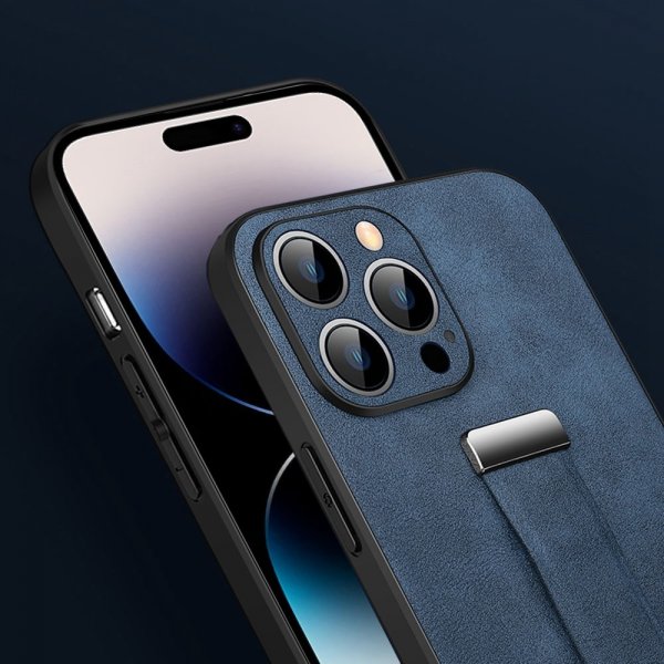 Sulada iPhone 14 Pro Skal Fashion Series Blå