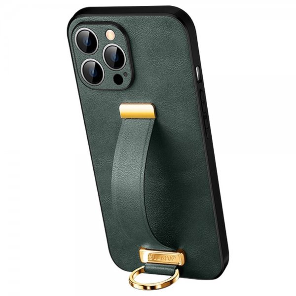 Sulada iPhone 14 Pro Skal Fashion Series Grön
