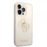 Guess iPhone 14 Pro Skal Full Glitter Guld