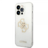 Guess iPhone 14 Pro Skal Full Glitter Transparent