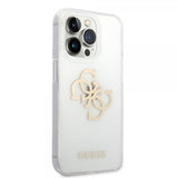 Guess iPhone 14 Pro Skal Full Glitter Transparent