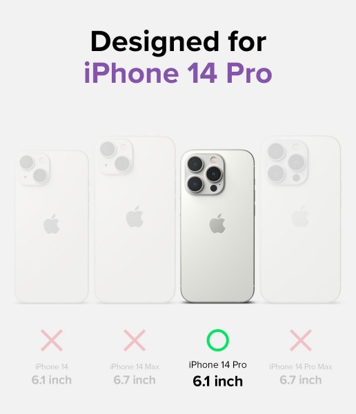 Ringke iPhone 14 Pro Skal Fusion Clear