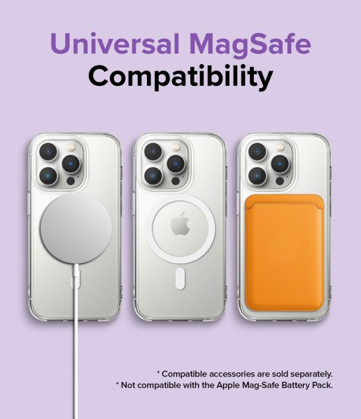 Ringke iPhone 14 Pro Skal Fusion Magnetic Matte Clear