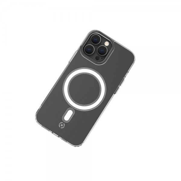 Celly iPhone 14 Pro Skal GELSKINMAG MagSafe Transparent