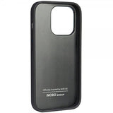 Audi iPhone 14 Pro Skal Genuine Leather Case Svart