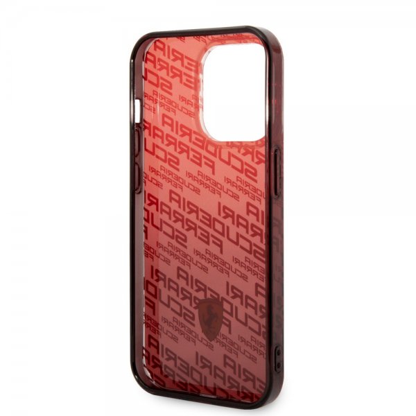 Ferrari iPhone 14 Pro Skal Gradient Scuderia Röd