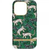 Richmond & Finch iPhone 14 Pro Skal Green Leopard