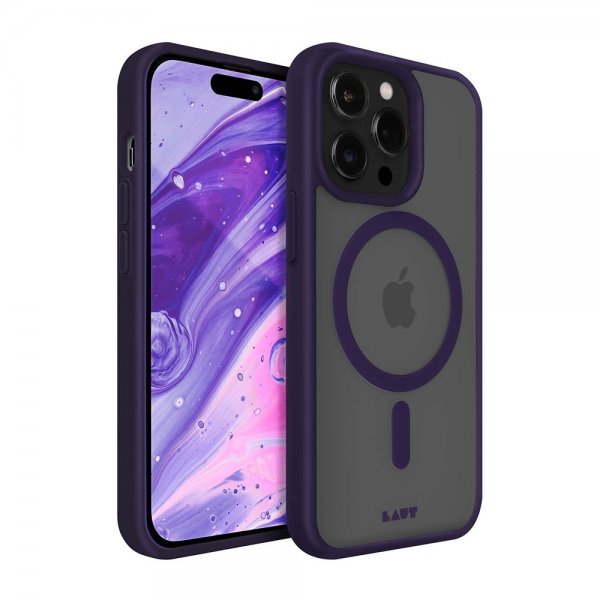 LAUT iPhone 14 Pro Skal Huex Protect MagSafe Dark Purple